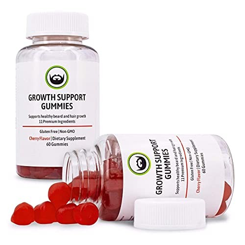 Beard Growth Gummies | Biotin 10,000mcg | 60 Count