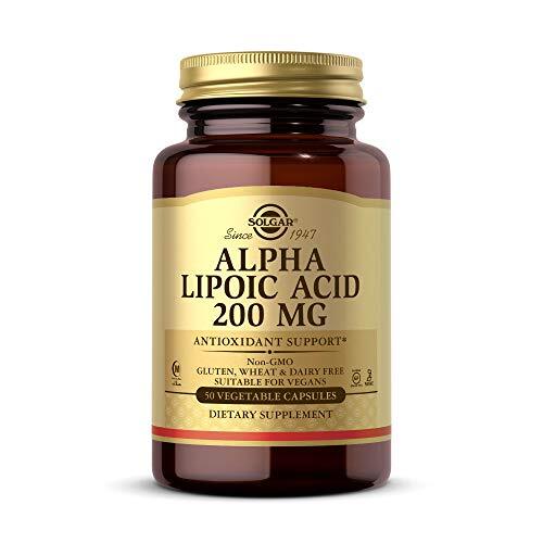 Solgar Alpha Lipoic Acid 200 mg 50 Vegetable Capsules