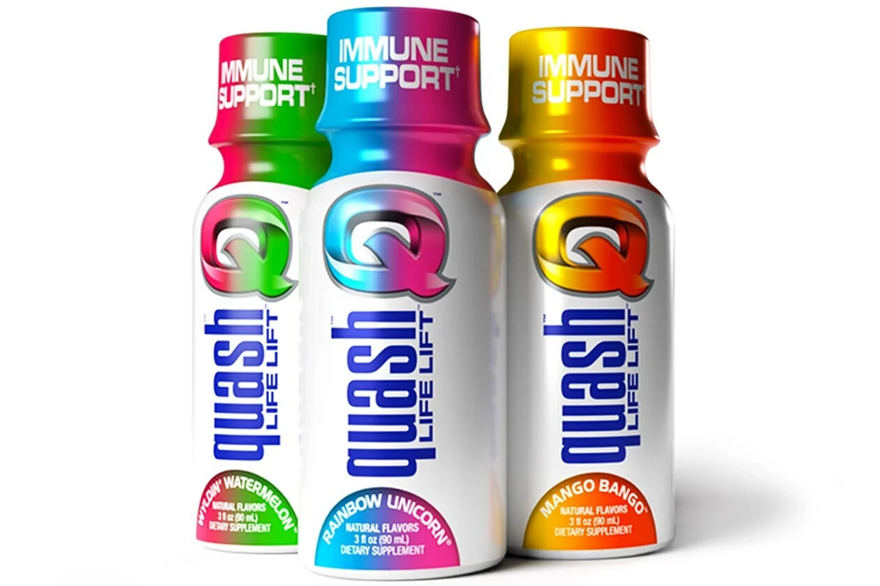 BANG | QUASH – Lift Lif & Immune Support, 3oz Shot | Mango Bango (12 Pack)