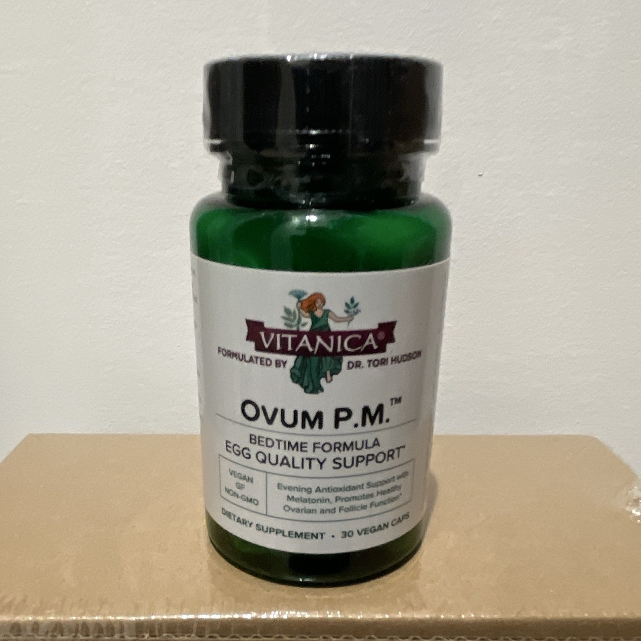 Vitanica Ovum P.M. Bedtime Egg Quality Support 30 Vegan Caps Exp 09/2027