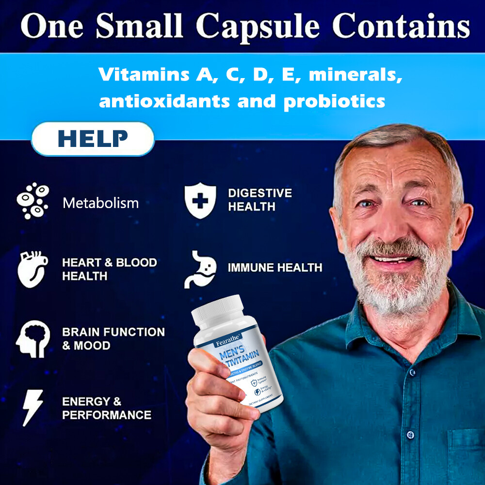 Men’s Multivitamin Highest Potency Daily Vitamins & Minerals Supplement