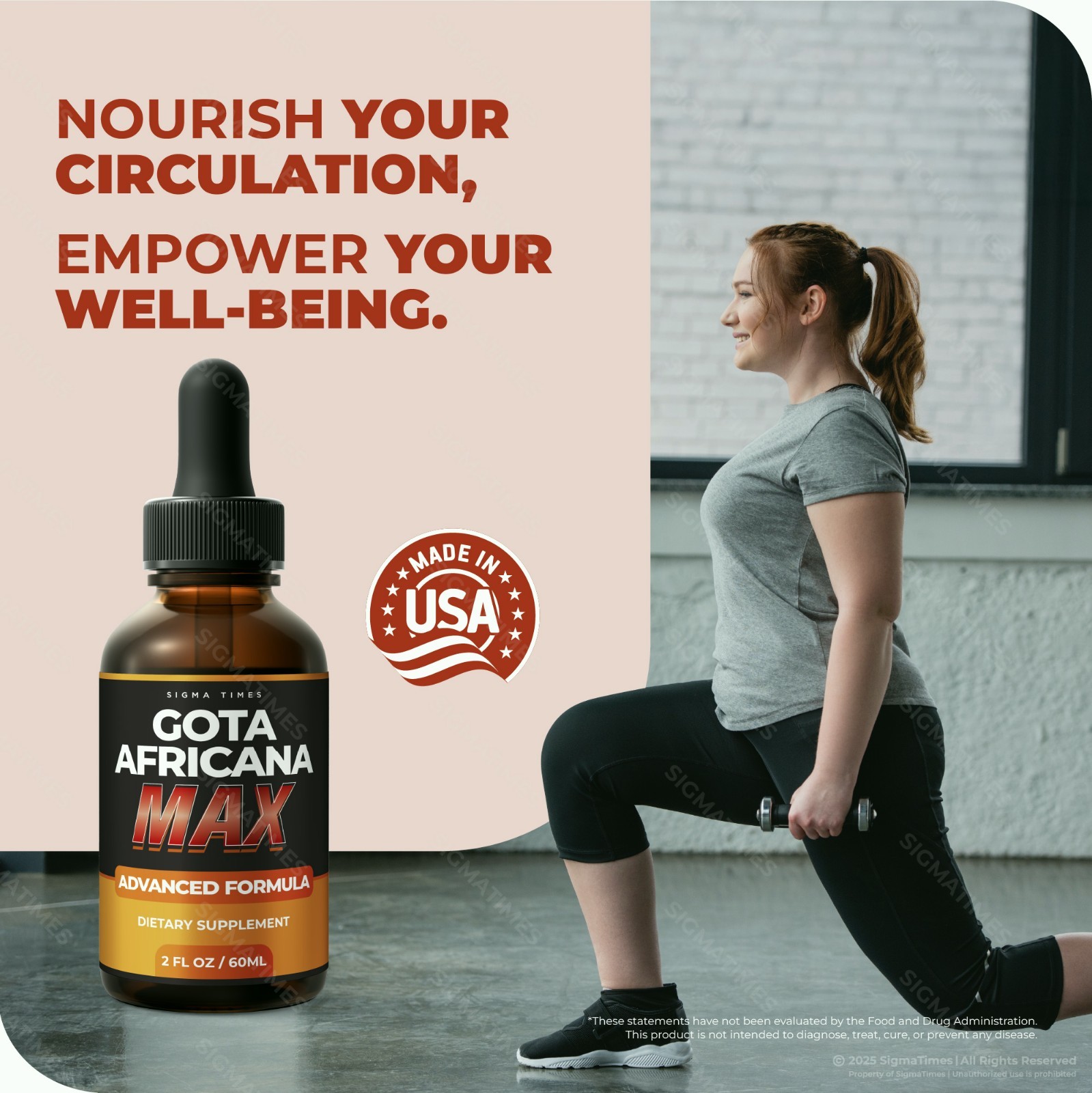 Gota Africana Max Premium Liquid Formula for Metabolism & Performance (30servs.)