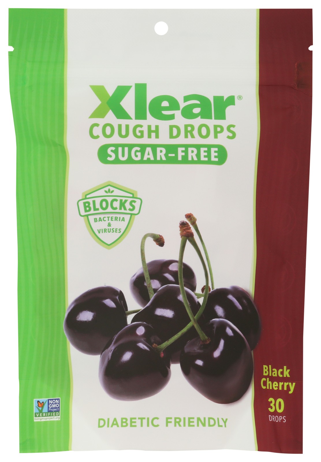 Xlear Sugar-Free Black Cherry Cough Drops 30Ct 30 Ct 1 Pack