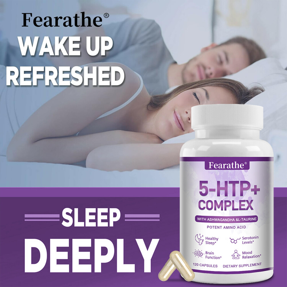 5-HTP Caps, Serotonin Support for Sleep and Stress, Supports Weight Loss, 5HTP