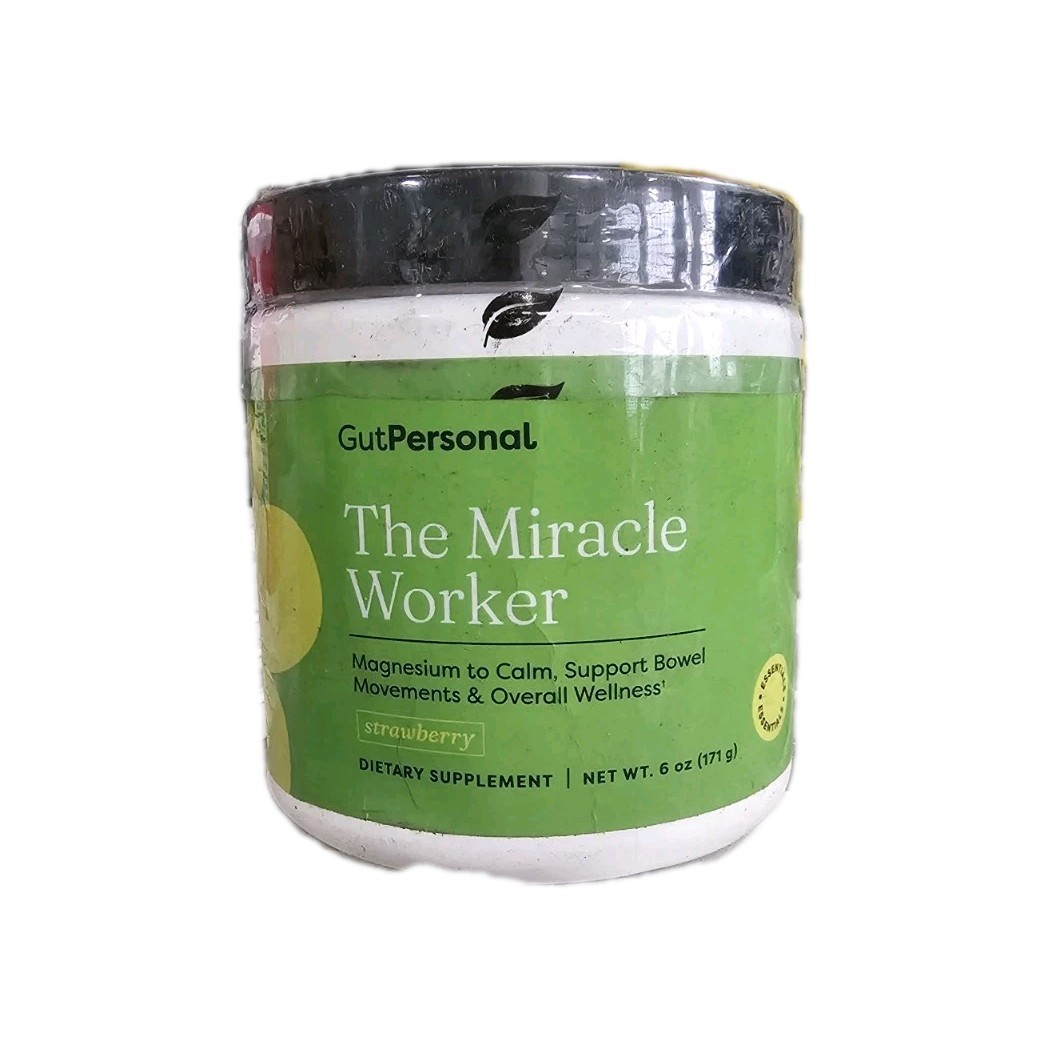 Gutpersonal The Miracle Worker. Magnesium Glycinate Powder For Sleep Exp: 10/26