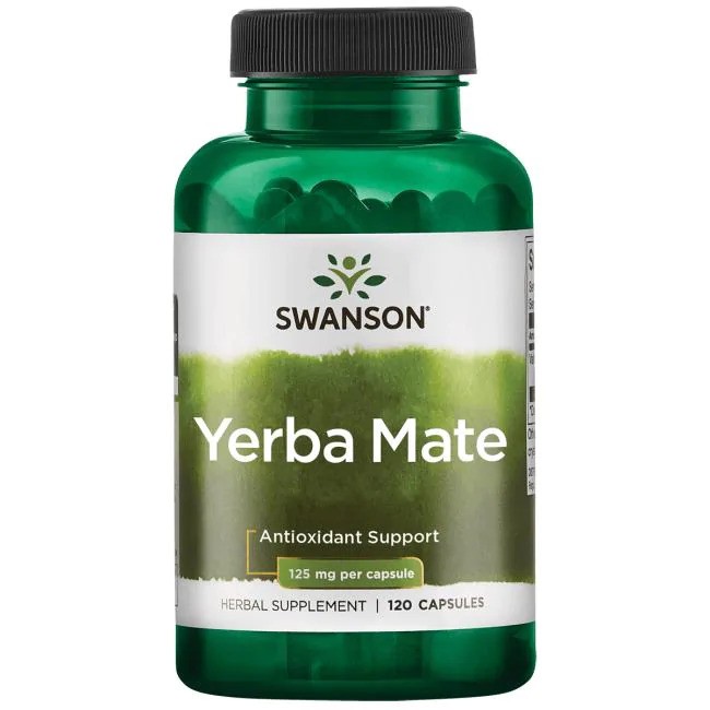 Swanson Yerba Mate 125mg 120 Capsules
