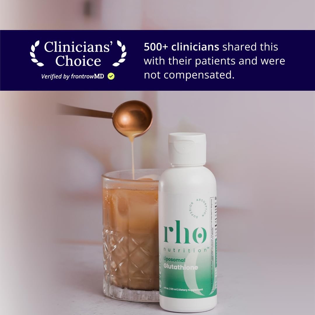 Rho Nutrition Liposomal Glutathione – Ultra High 4 Fl Oz (Pack of 1)