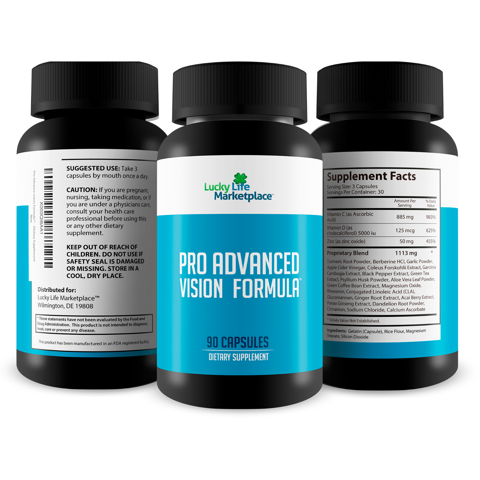Pro Advanced Vision Formula – Eye Health Support Supplement – Aid Healthy Vision