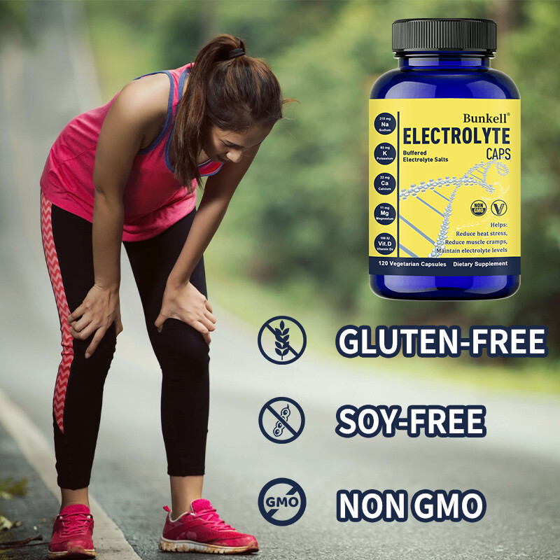 Electrolyte Caps | Vegetarian | Non-GMO, and Gluten Free Hydration Supplement