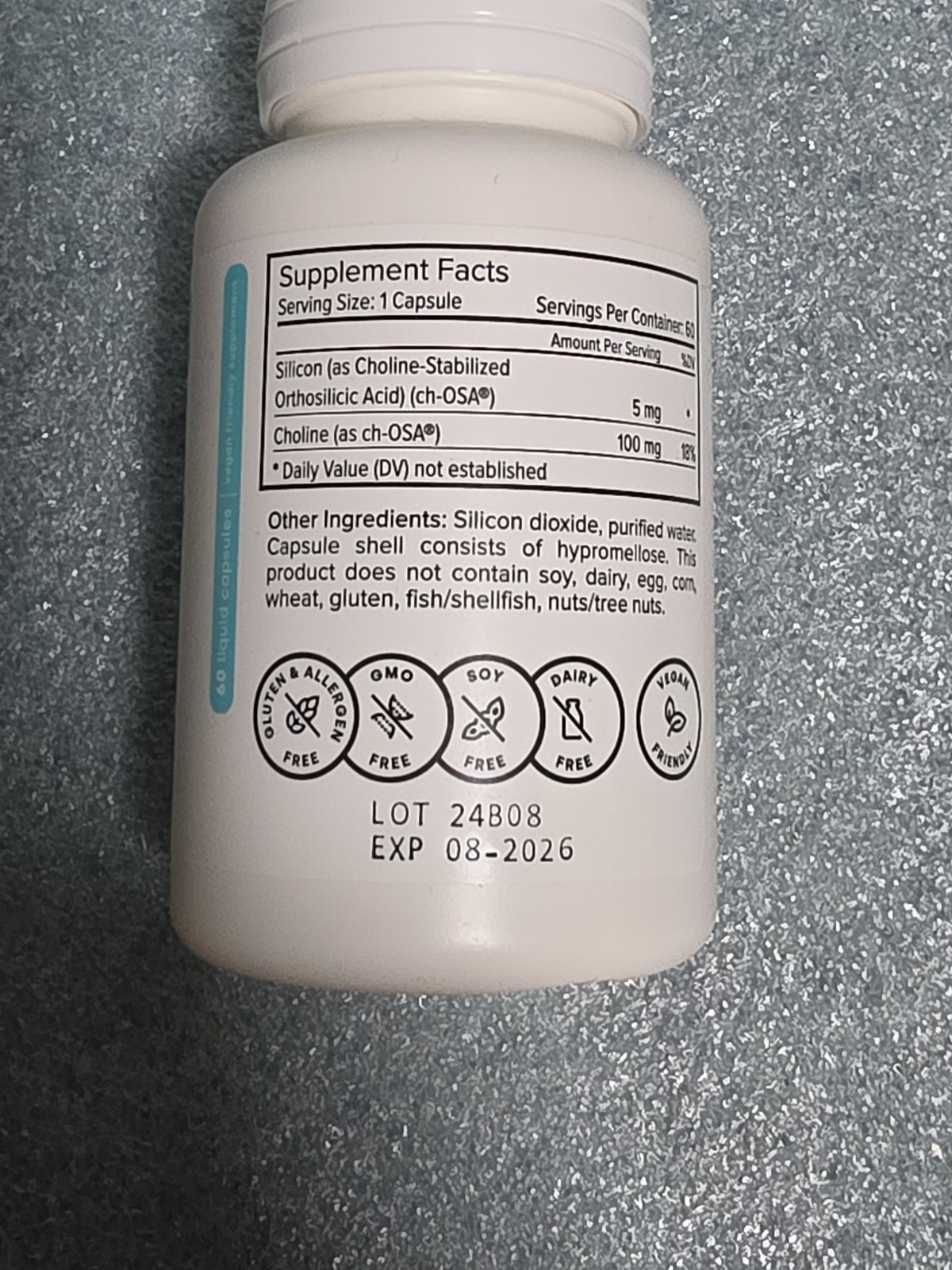 BioSil by Natural Factors – Hair, Skin & Nails, 60 Capsules Exp 08/2026