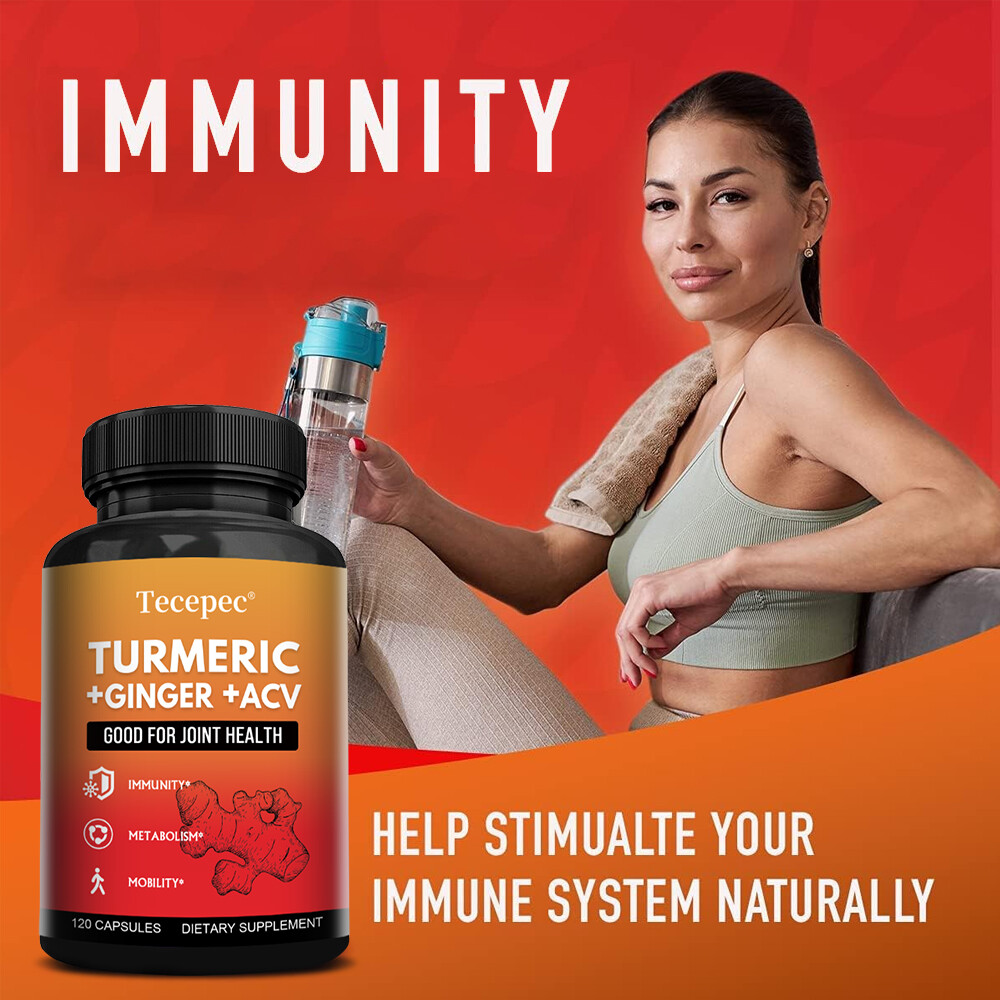 Turmeric & Ginger with Apple Cider Vinegar – Immune & Metabolism Support