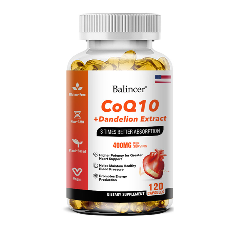 350mg CoQ10 Softgels Natural Heart Health Support – High Absorption Coenzyme Q10
