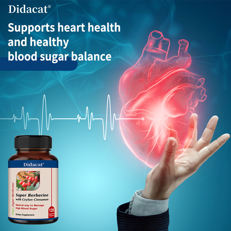 Super Berberine with Ceylon Cinnamon Dihydroberberine, 4250 Mg Capsules