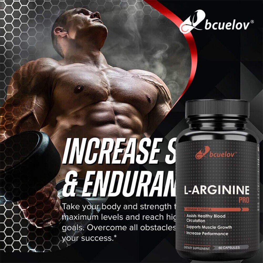 L-Arginin – Nitric Oxide Booster – 800mg- 120 Capsules