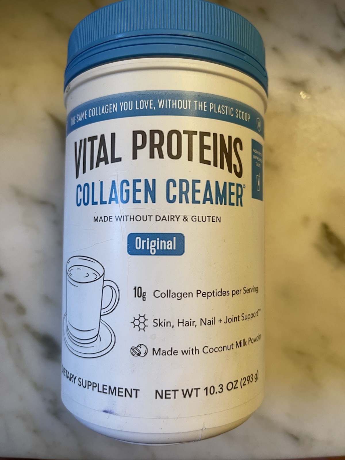 Vital Proteins Collagen Creamer Original Powder 10.3oz Non-GMO DF GF 24SEPT2026