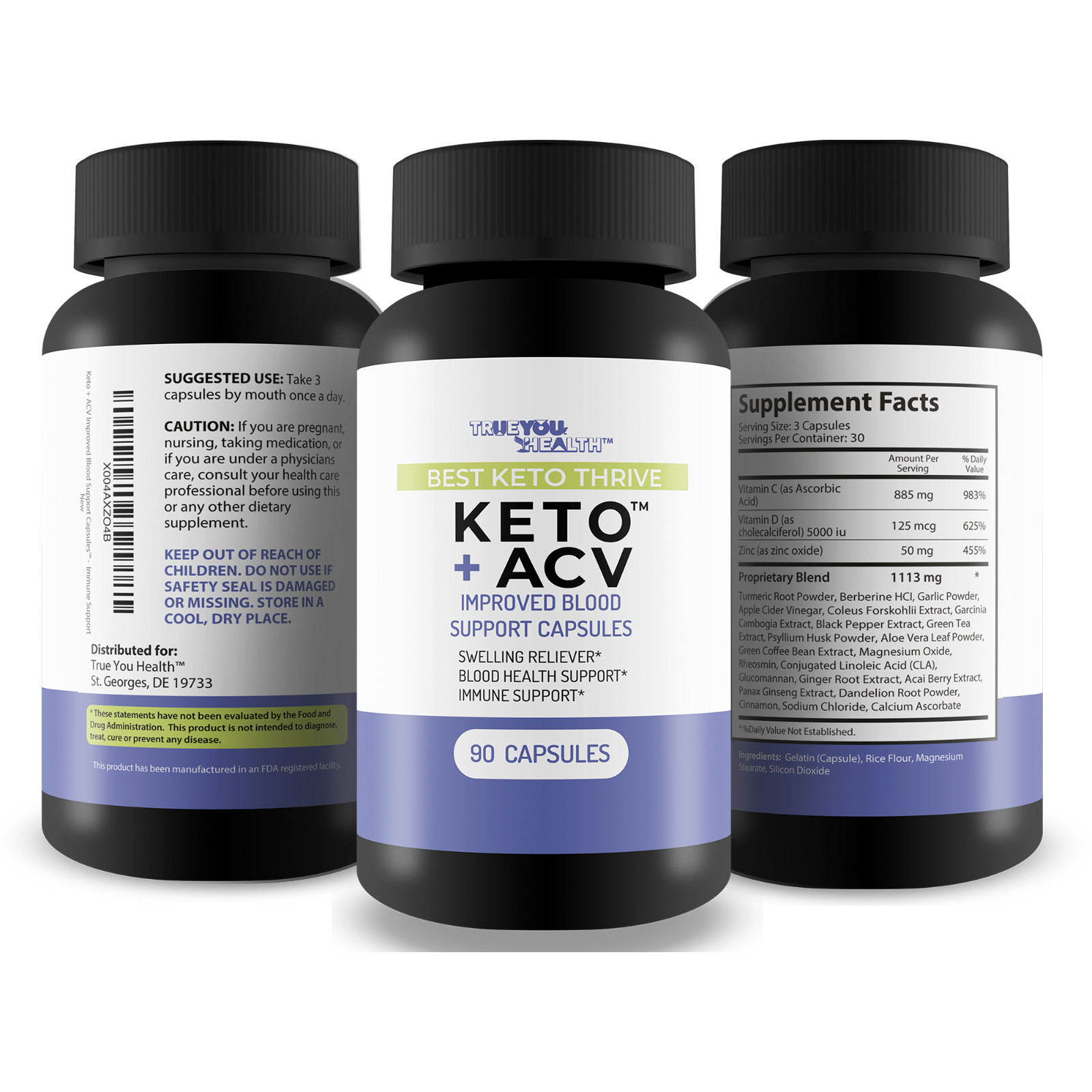 Best Keto Thrive Keto + Acv Improved Blood Support Capsules – Keto Friendly