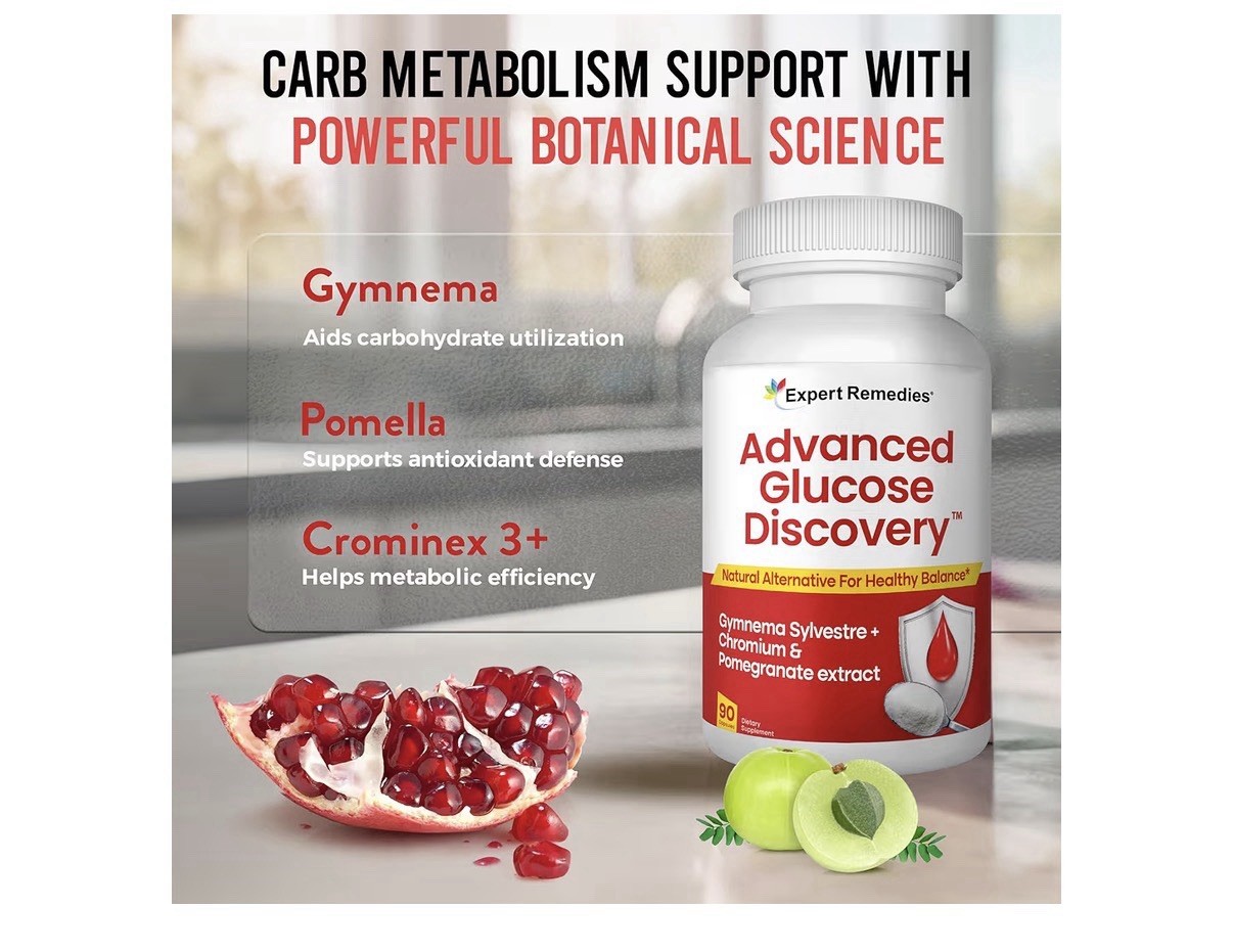 Expert Remedies Advanced Glucose Discovery for Sugar Watchers Natural 90capsules
