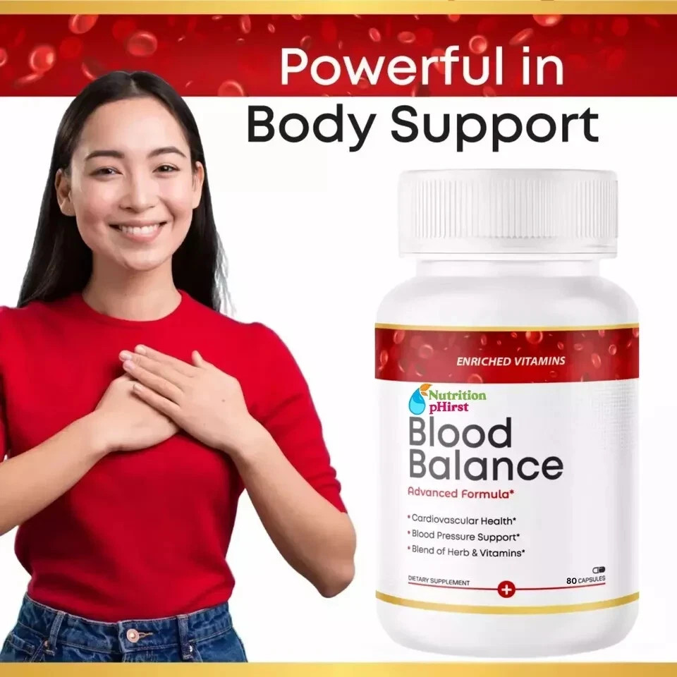 Striction BP Advanced Formula Support Healthy Blood Balance 80 caps – USA