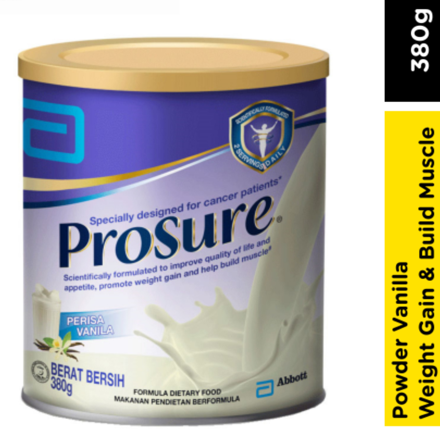 Abbott Pro Sure Milk High Protein, Prebiotic & EPA 380g