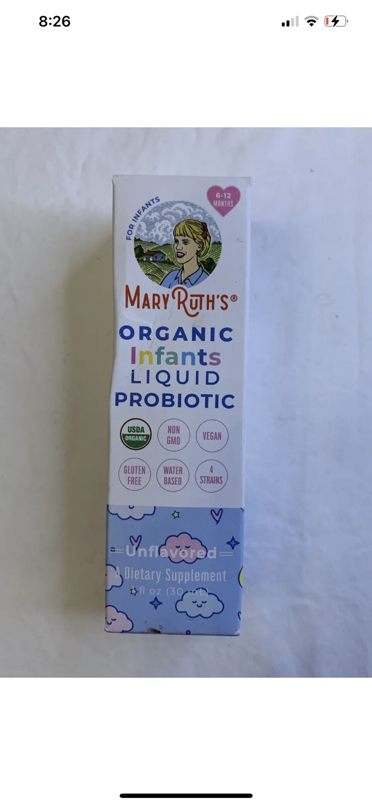 MaryRuth’s Organics Liquid Infant Probiotic Drops Dietary Supplement – 1 fl oz