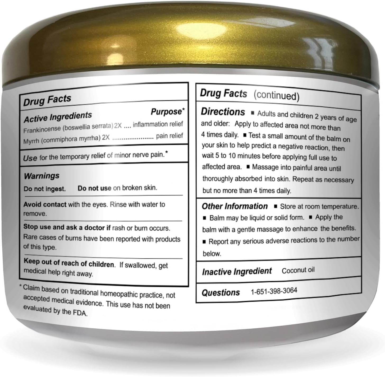 Wise Men Healing Balm with Myrrh and Frankincense 4 Ounce (Pack of 1)
