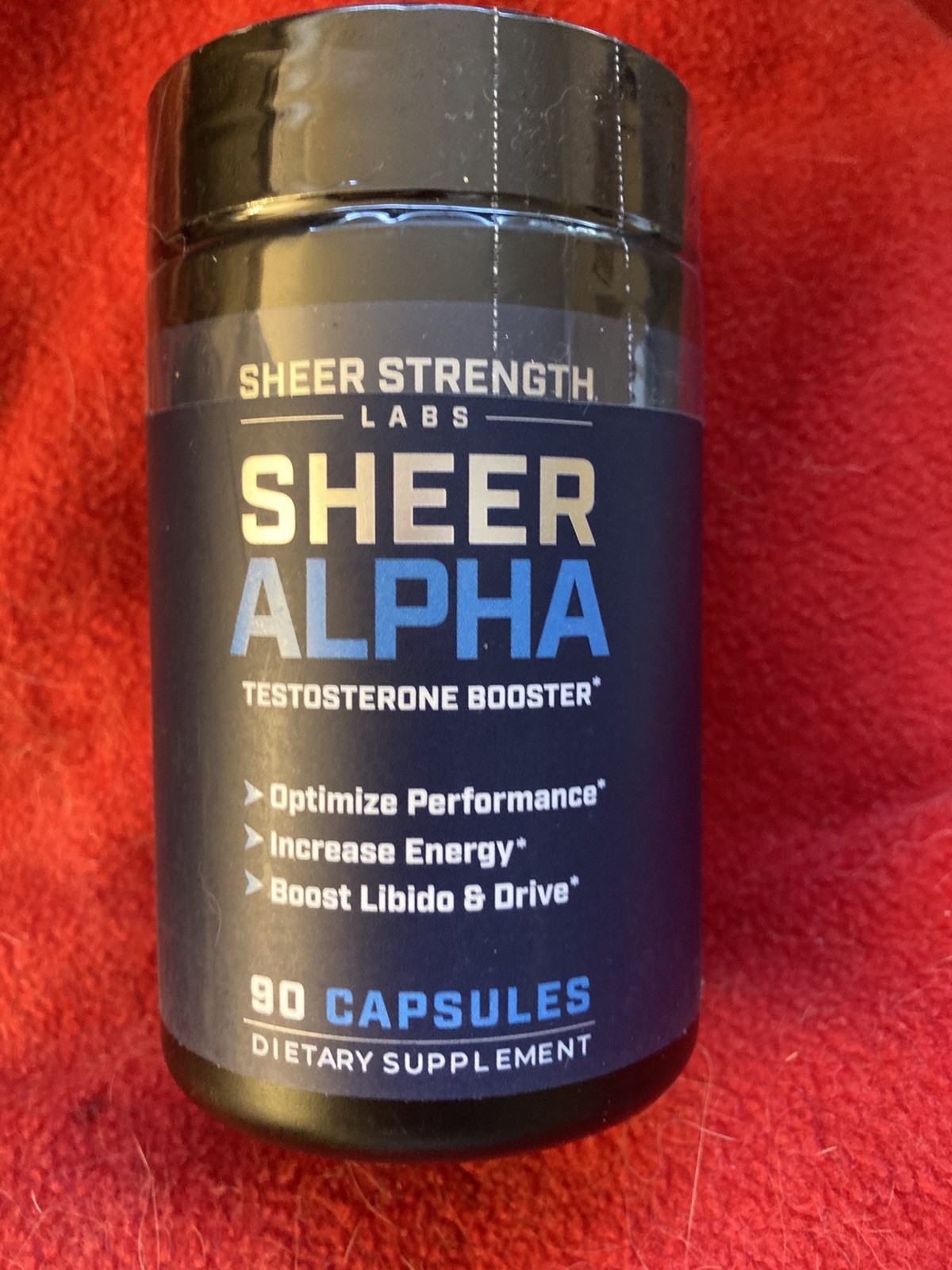 Sheer Strength Labs Sheer Alpha Testosterone Booster For Men 90 Capsules Exp5/28