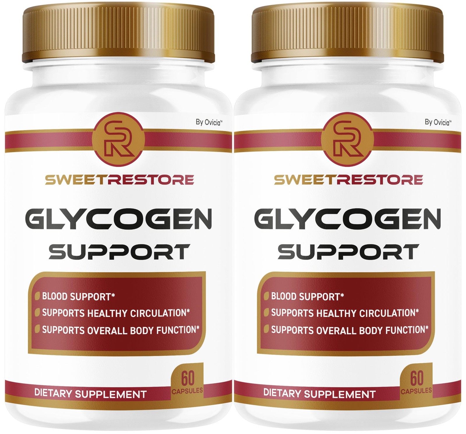 (2 Pack) Sweet Restore Glycogen Support – Official 60 Count (Pack of 2)
