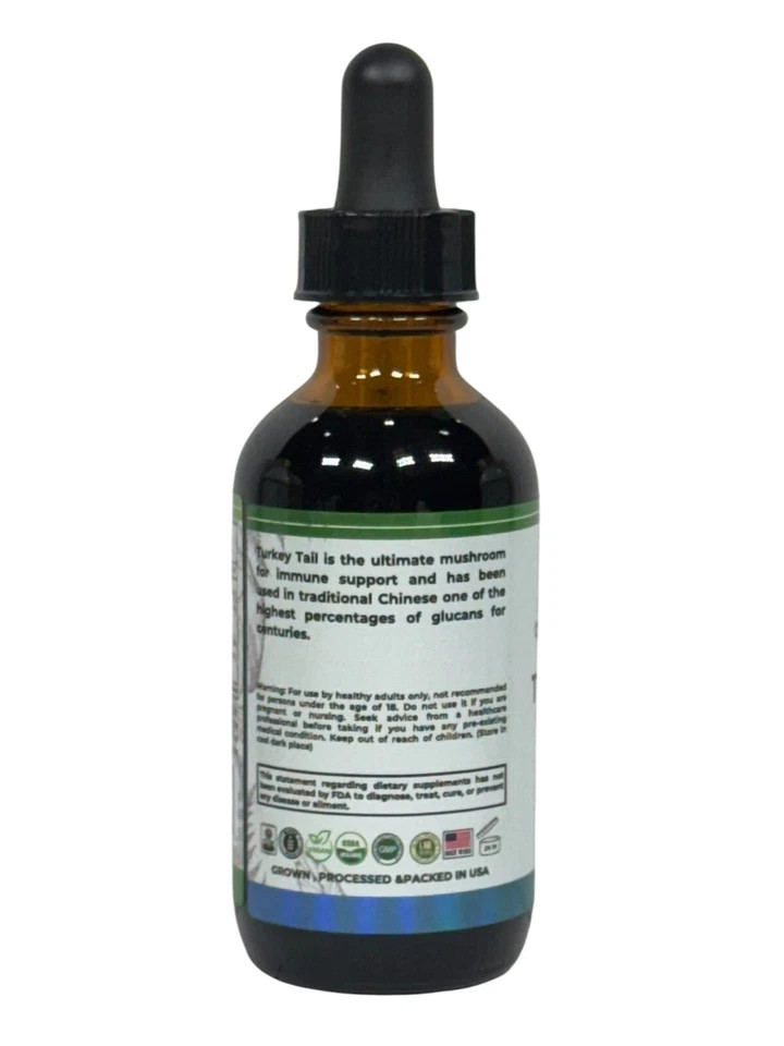 Mother Nature Turkey Tail Immune System Dietary Supplements – 60 ML