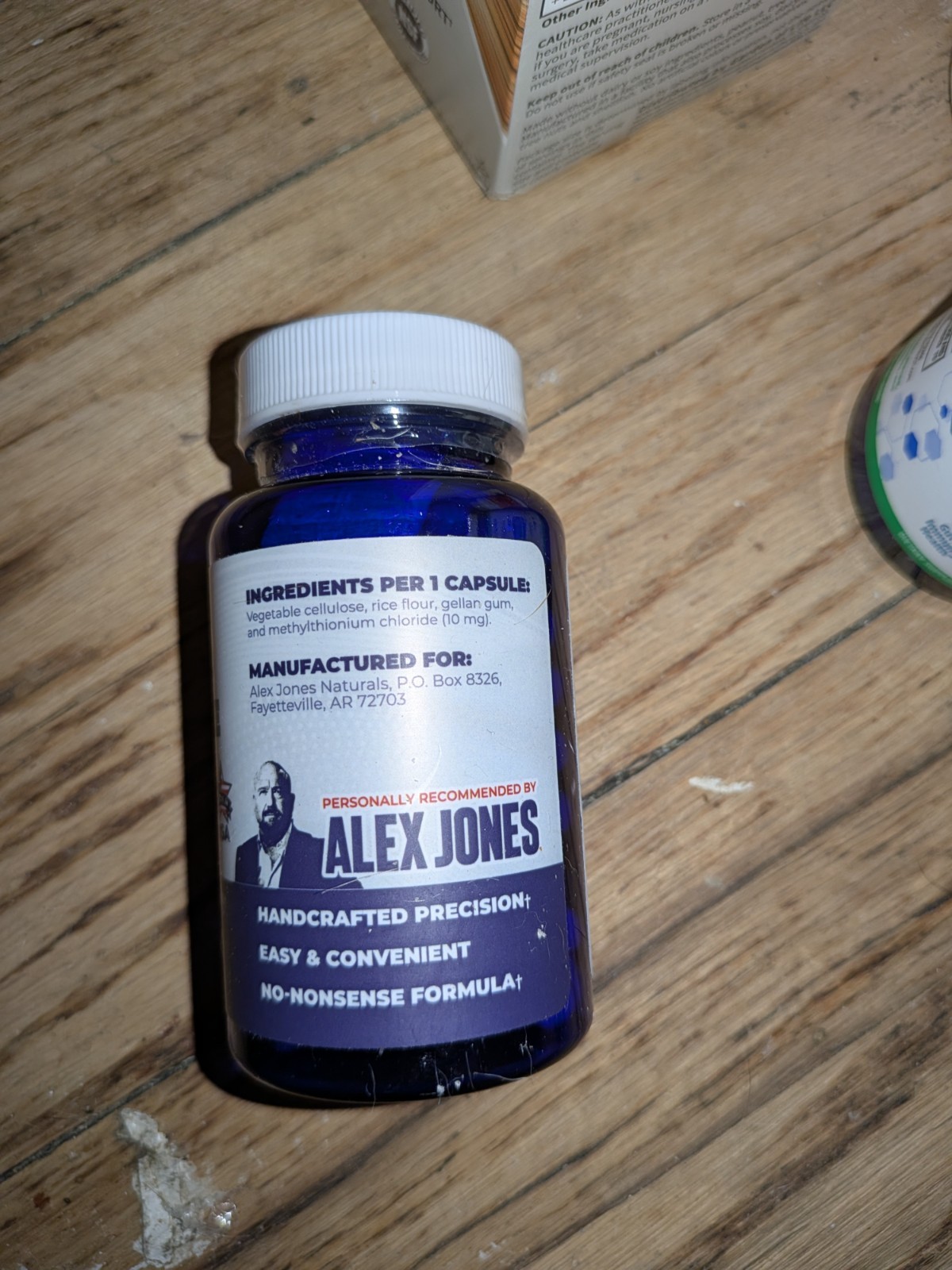 Alex Jones Optimal Human Ultra Blue,60 Vegan Capsules