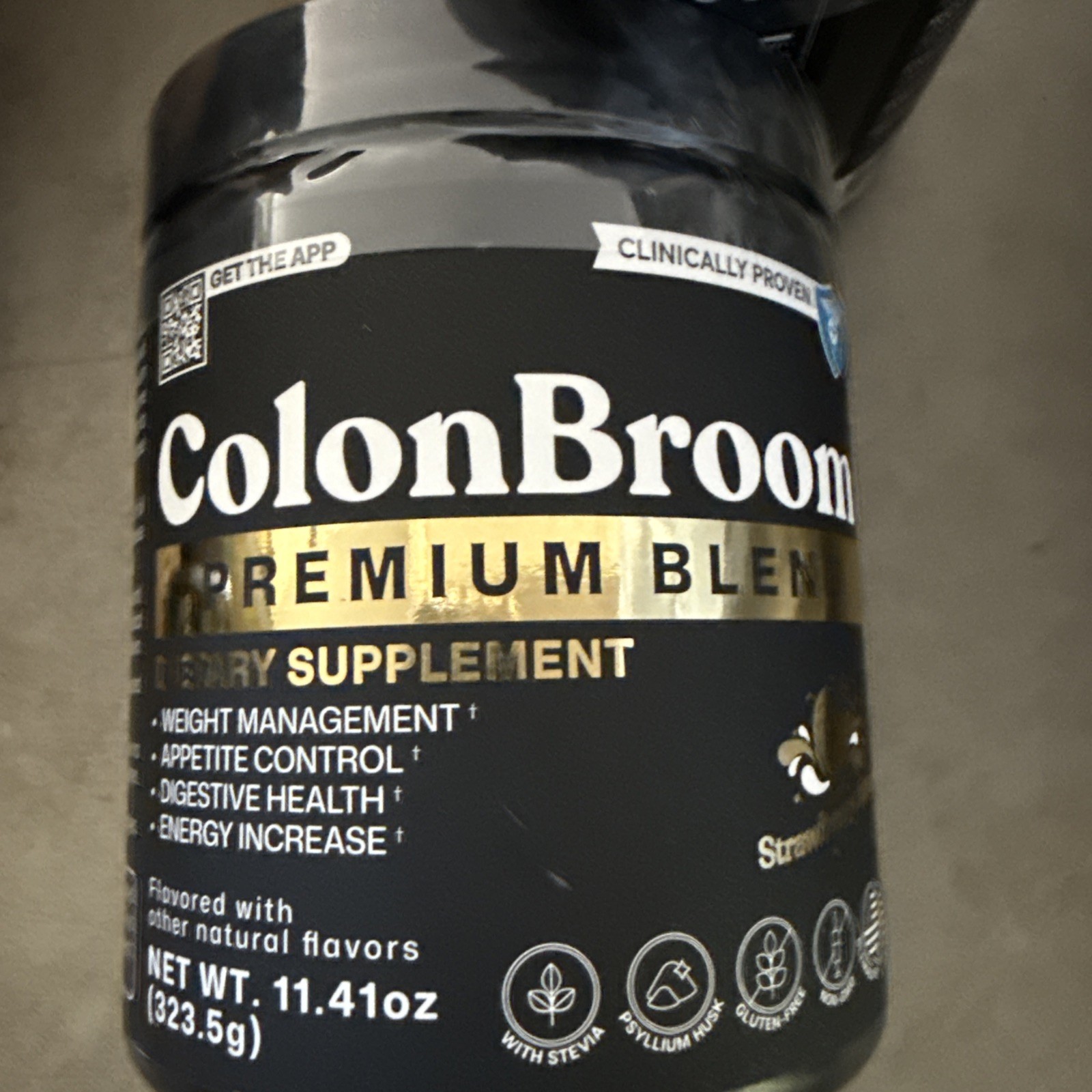 ColonBroom PREMIUM BLEND! Strawberry – 50 SERVINGS 11.41oz Exp 10/2026