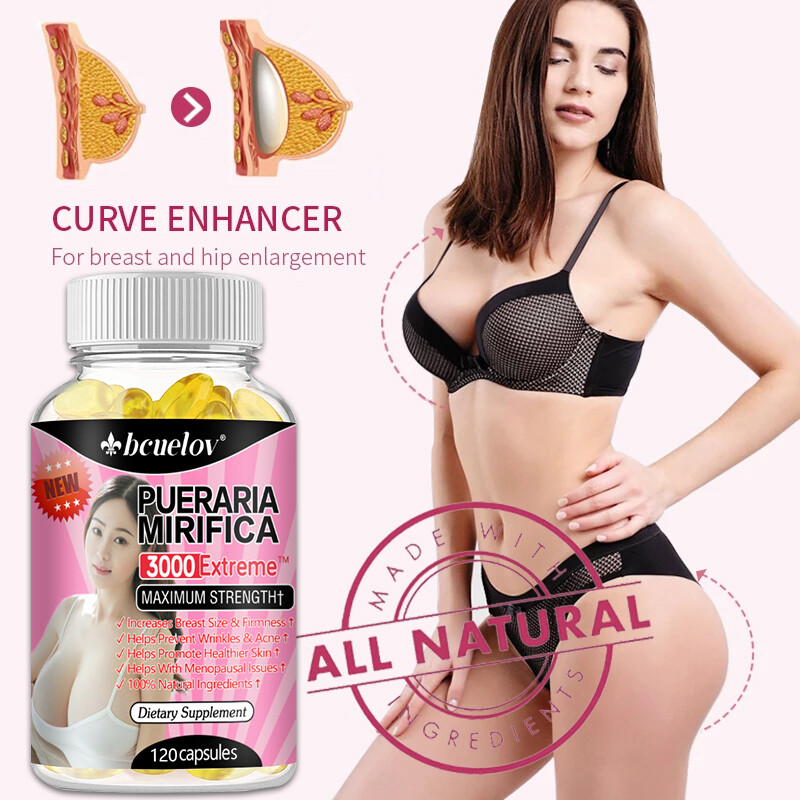 Pueraria Mirifica extractbcapsules 1,000 Mg Increases Breast Size& Firmness