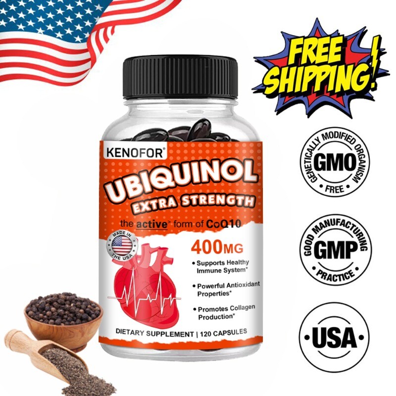CoQ10 Ubiquinol 400mg Supplement – 30 To 120 Softgels 05/26, NEW