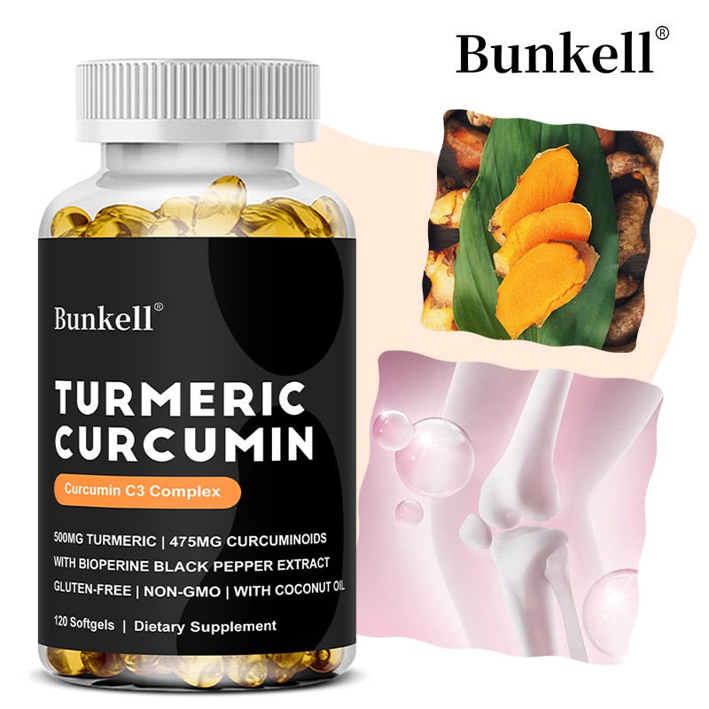 Turmeric – (with black pepper extract)-Joint Health-Natural Ingredients,2 bottle
