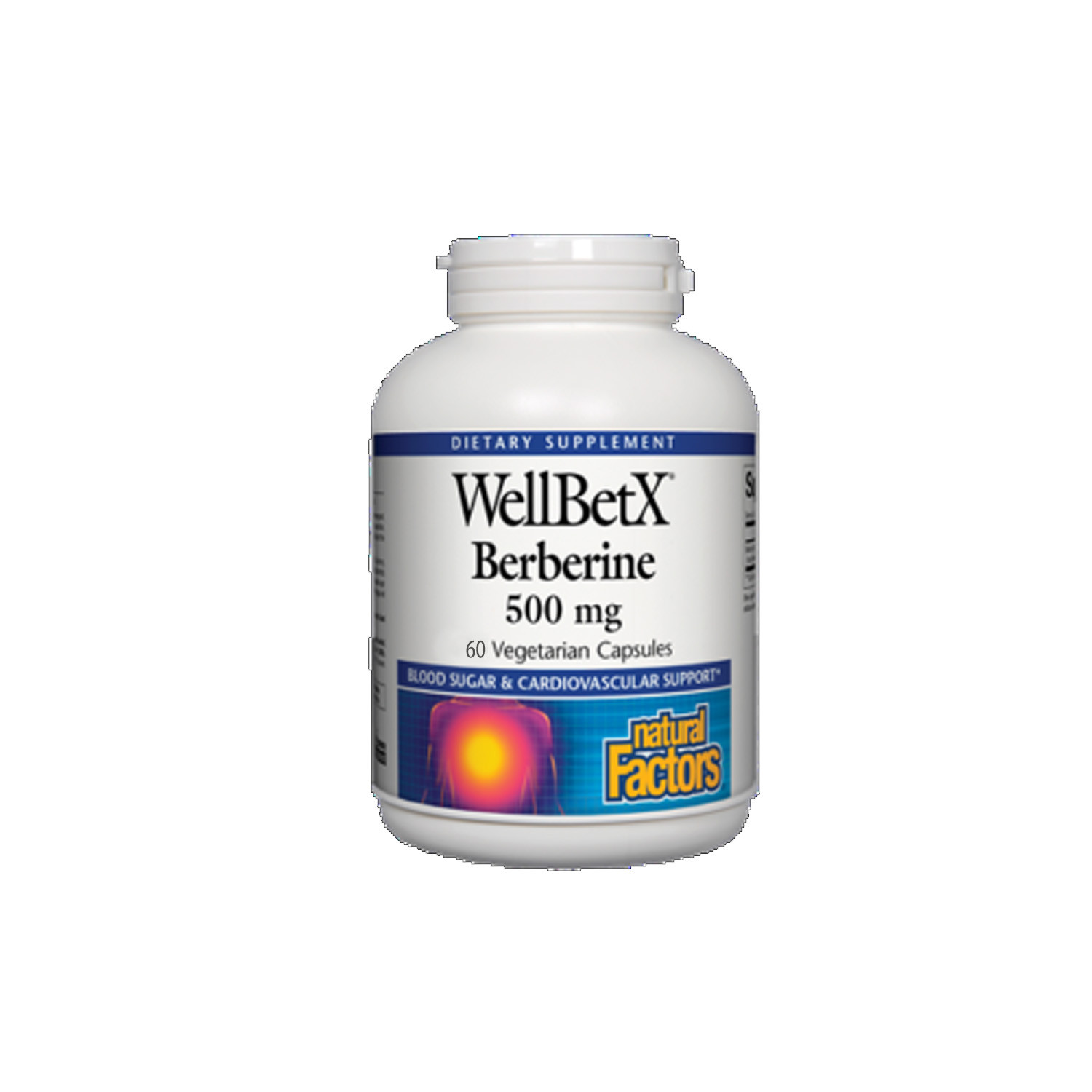Natural Factors WellBetX Berberine, 60 Vegetarian Capsules