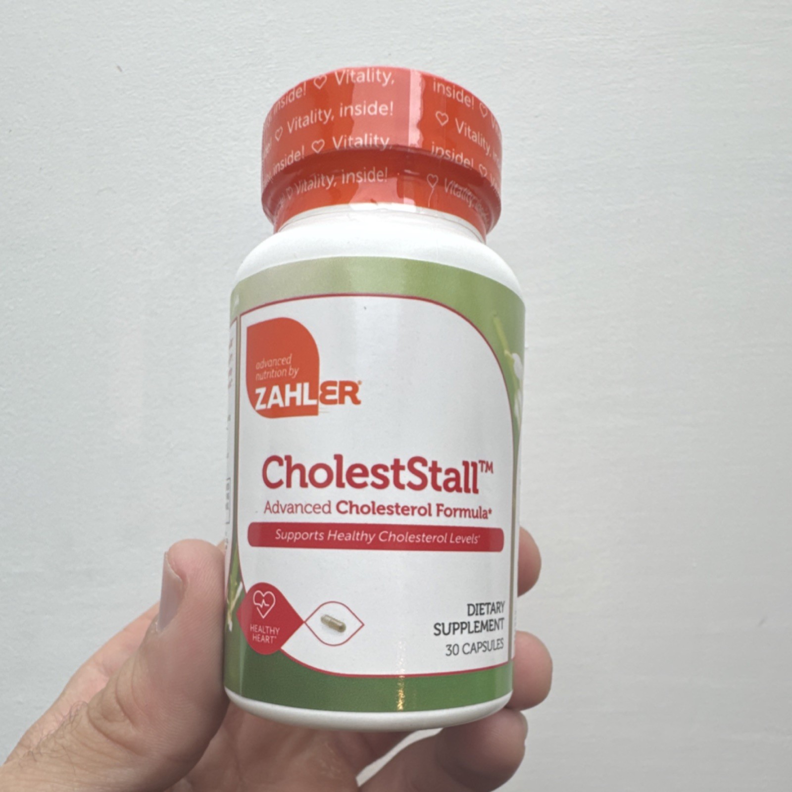 Zahler CholestStall Advanced Cholesterol Support 30 Caps 06/2028