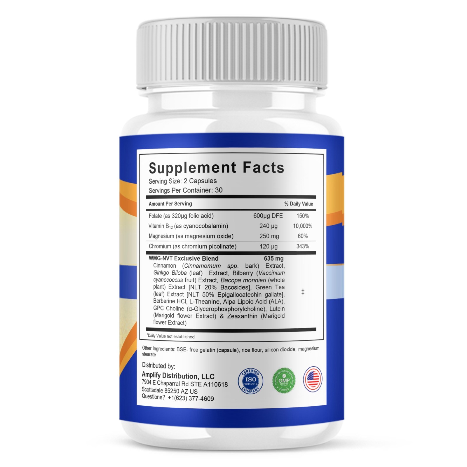 (3 Pack) Glicodex Premium Blood Support Capsules, Glicodex Pills (180 Capsules)