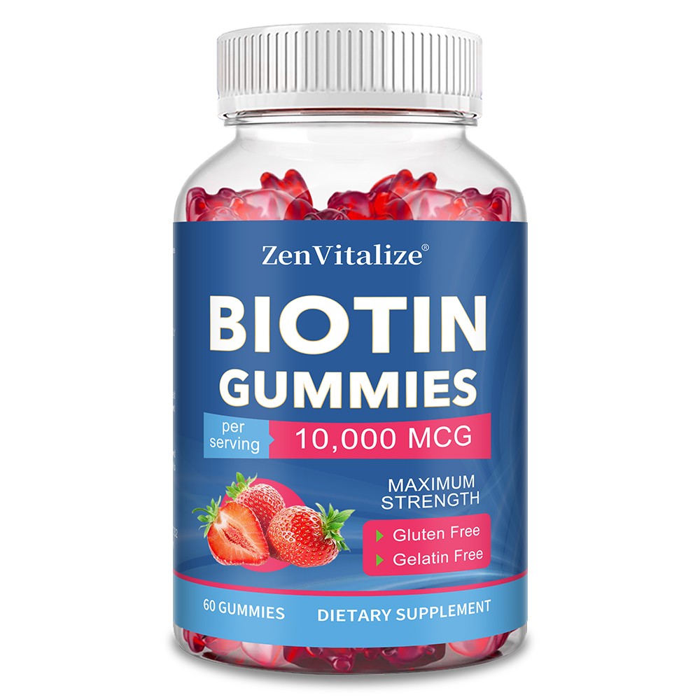 Biotin Gummies – Supports Hair Growth, Radiant Skin & Strong, Healthy Nails