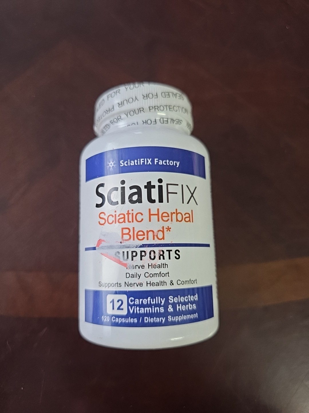 Sealed SciatiFIX – Sciatic Herbal Blend for Nerve Health 120 Caps. *EXP 10/2027*