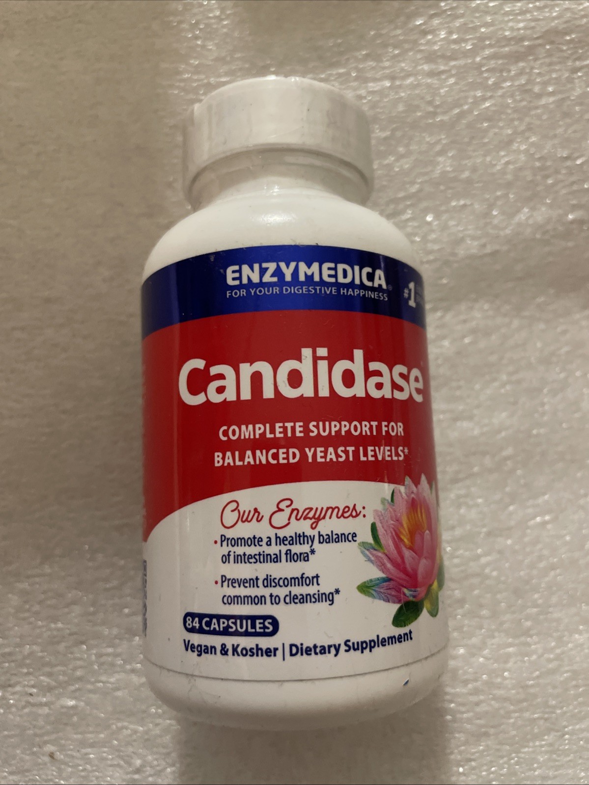 Enzymedica, Candidase Gentle Cleansing Gut Health & Digestion, 84 Caps 11/2026