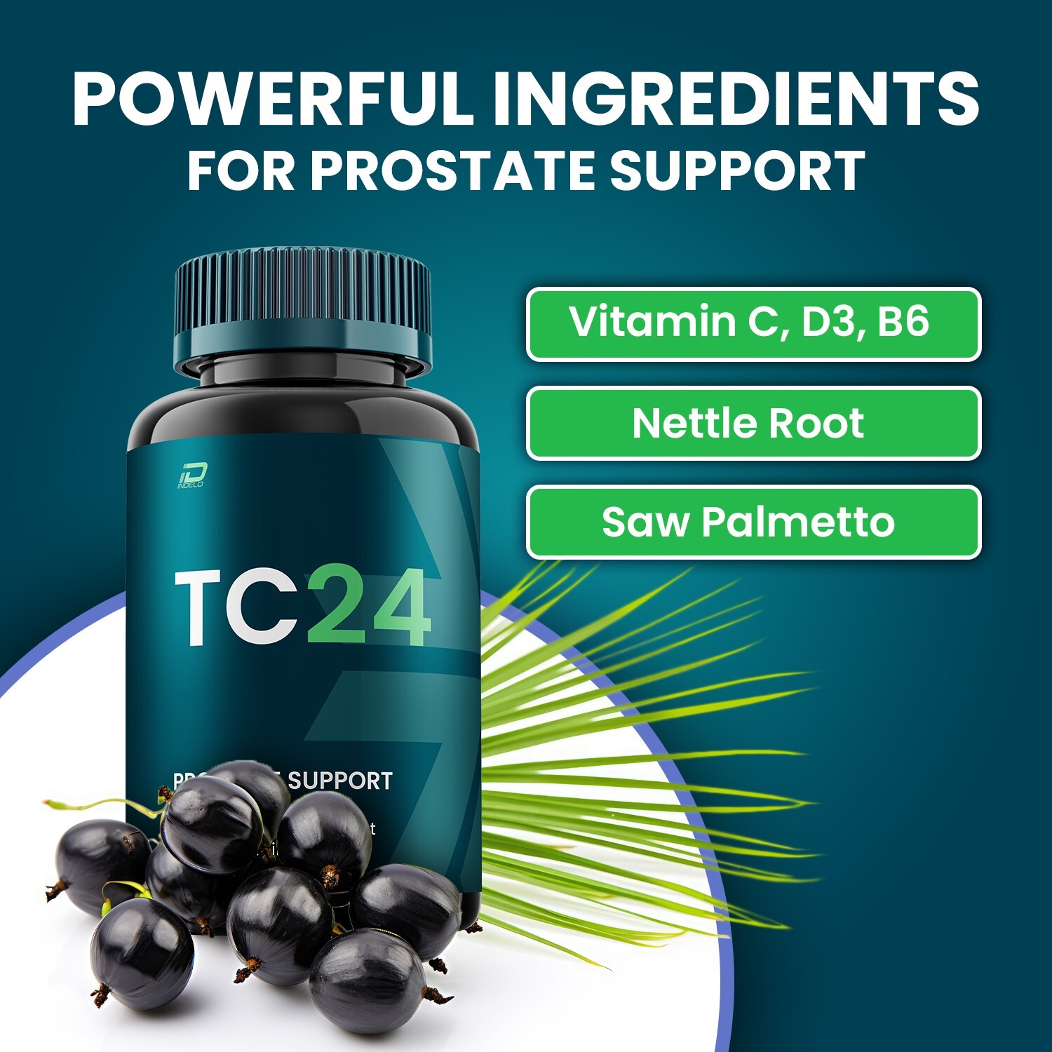 (2 Pack) TC 24 Prostate Supplement for Men Capsule – TC24 Bladder Control Pills
