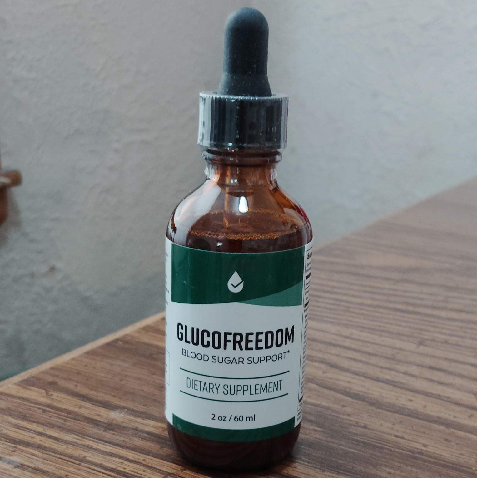 GlucoFreedom Blood Sugar Support Dietary Supplement Drops, 2 oz / 60 ml