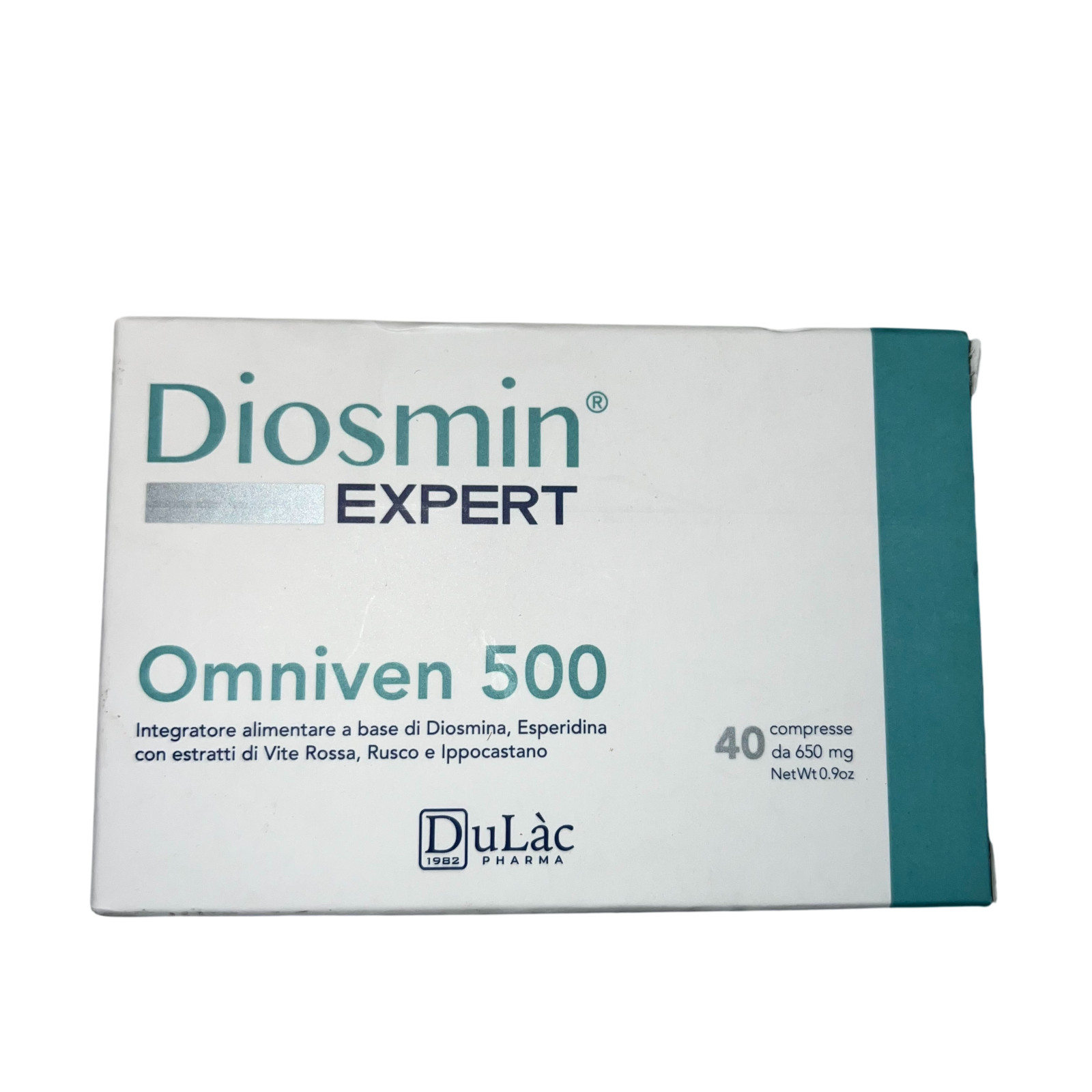 DuLac Pharma Diosmin Expert Omniven 500 40 Tablets Vein Circulation Support NEW