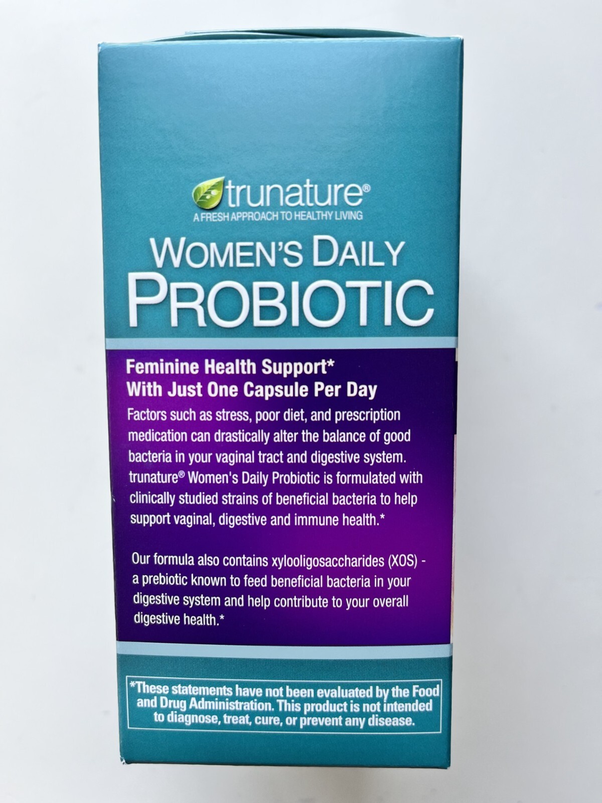 Trunature WOMEN’S DAILY PROBIOTIC. 90 VEGETARIAN CAPSULES – Exp 03/2026