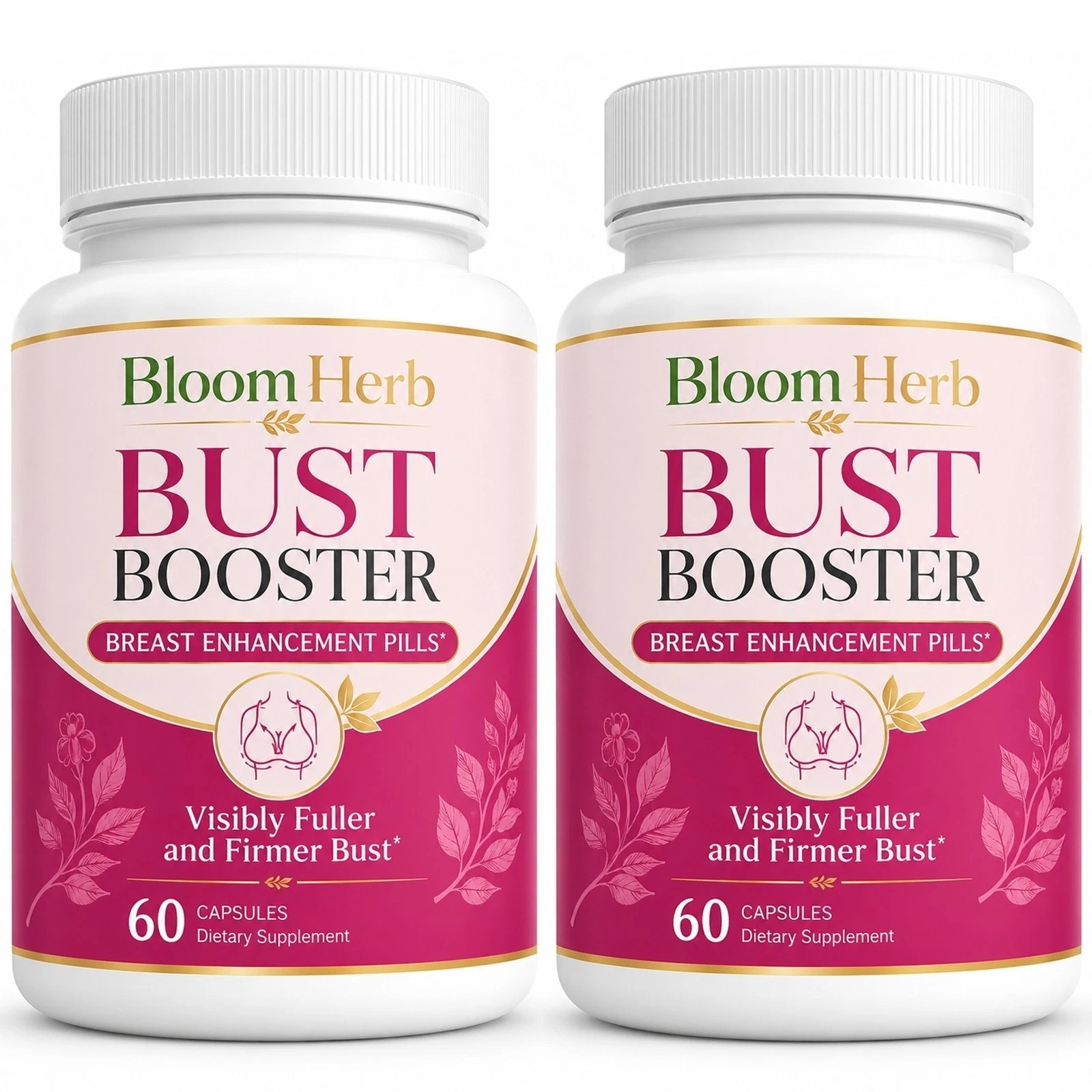 BUST Booster Breast Enhancement Pills Male Female Estogen Support Capsules120ct