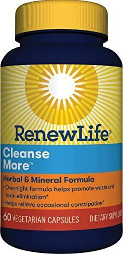 Renew Life Adult Cleanse – Cleanse More, Herbal & Mineral Formula – Overnight
