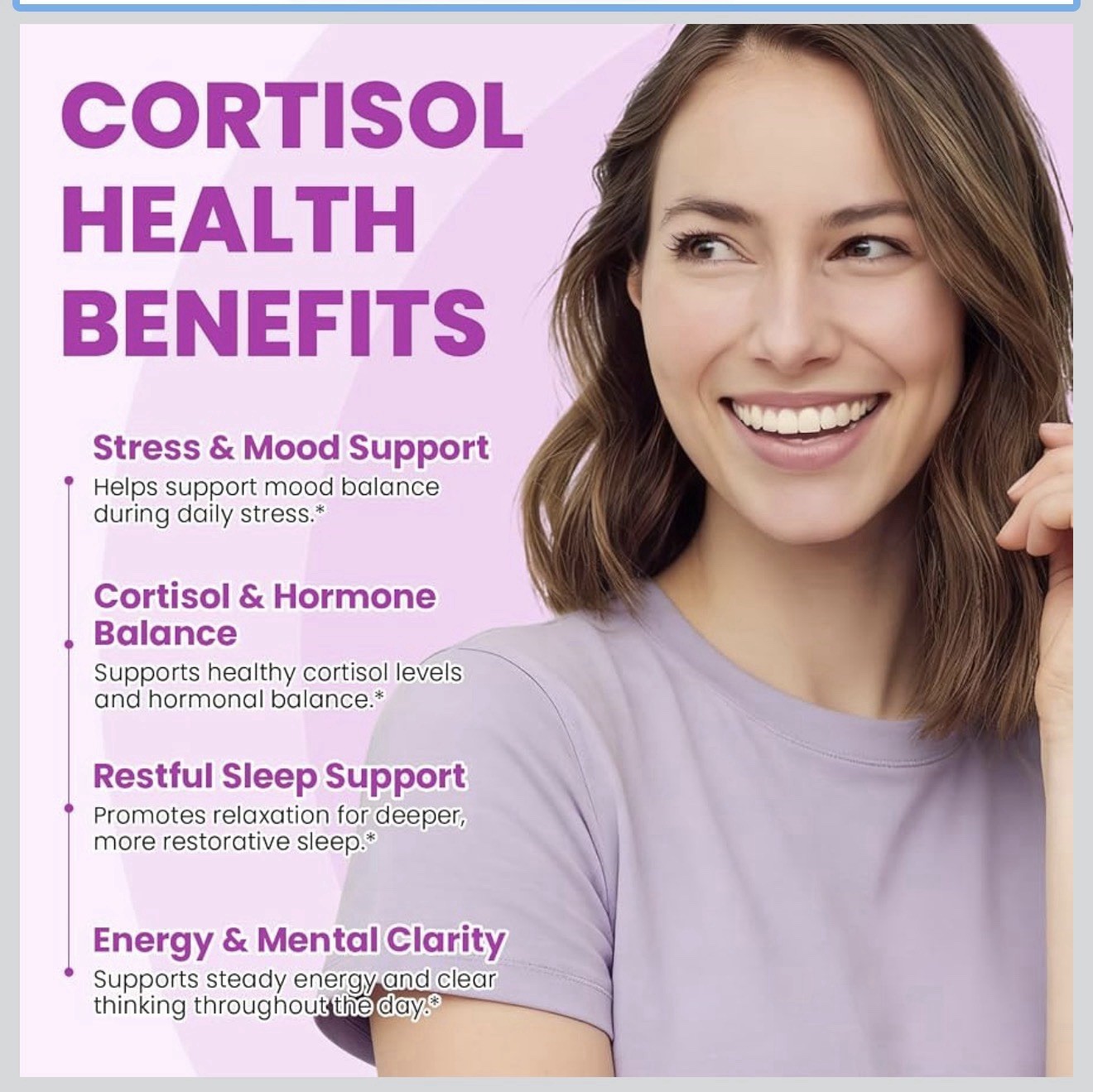 FURGGNEO Cortisol Support Supplement 18-in-1 Blend 60 Caps Vegan Non-GMO