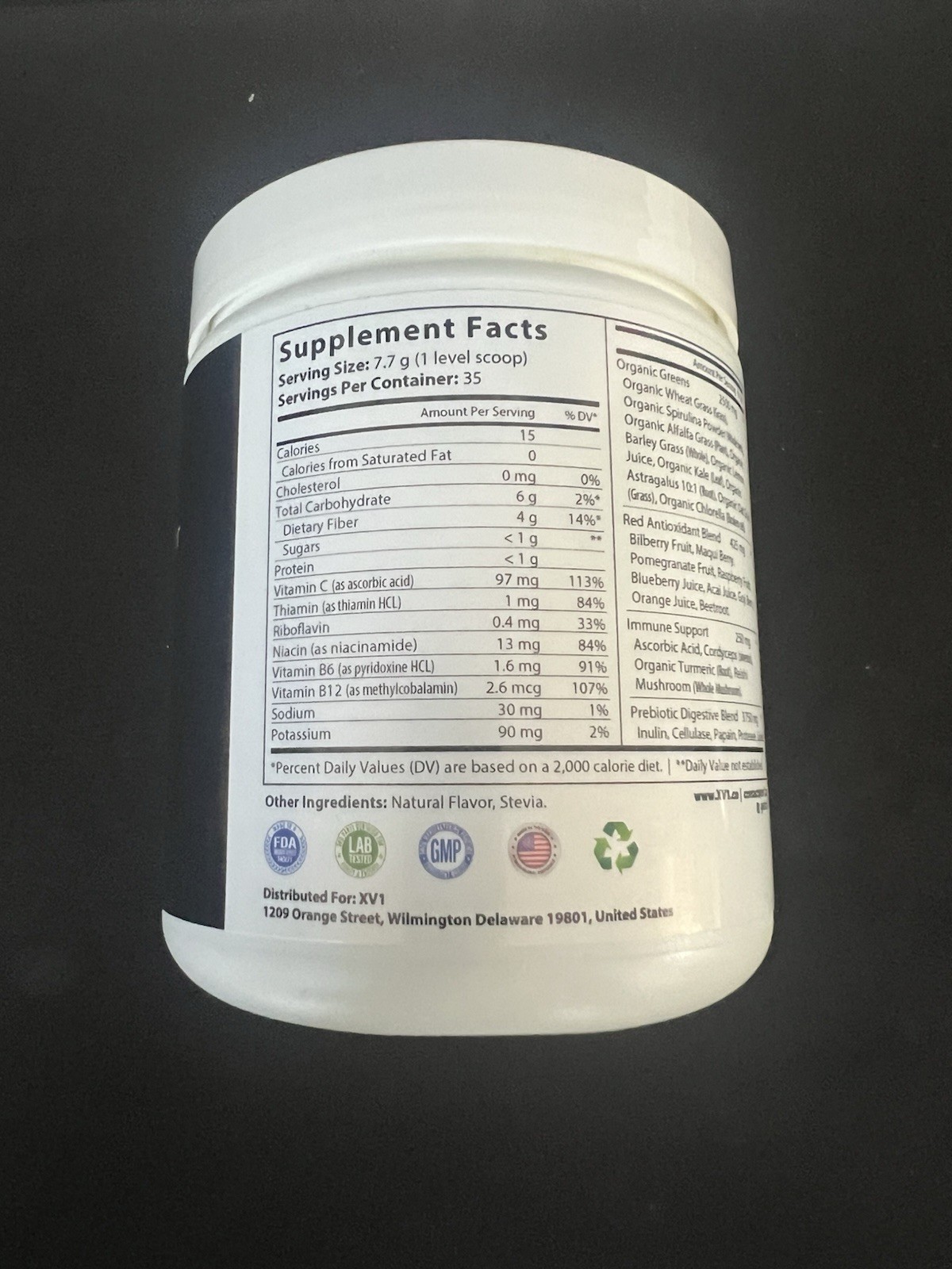 XV1 Green Superfood Powder- 12 Oz