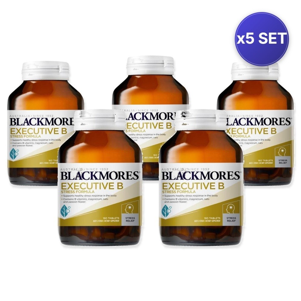 Executive B Stress Formula (160 Tablets) – Daily Wellness Support – 5 Pack