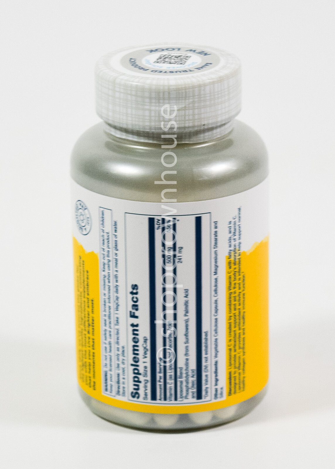 Solaray 500mg LIPOSOMAL VITAMIN C Enhanced Absorption 100 VegCaps 10/2026
