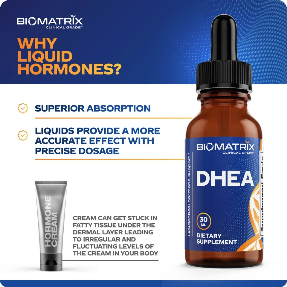 BioMatrix – DHEA (30 ml) – BHRT, Micronized, Bioidentical Hormone Replacement